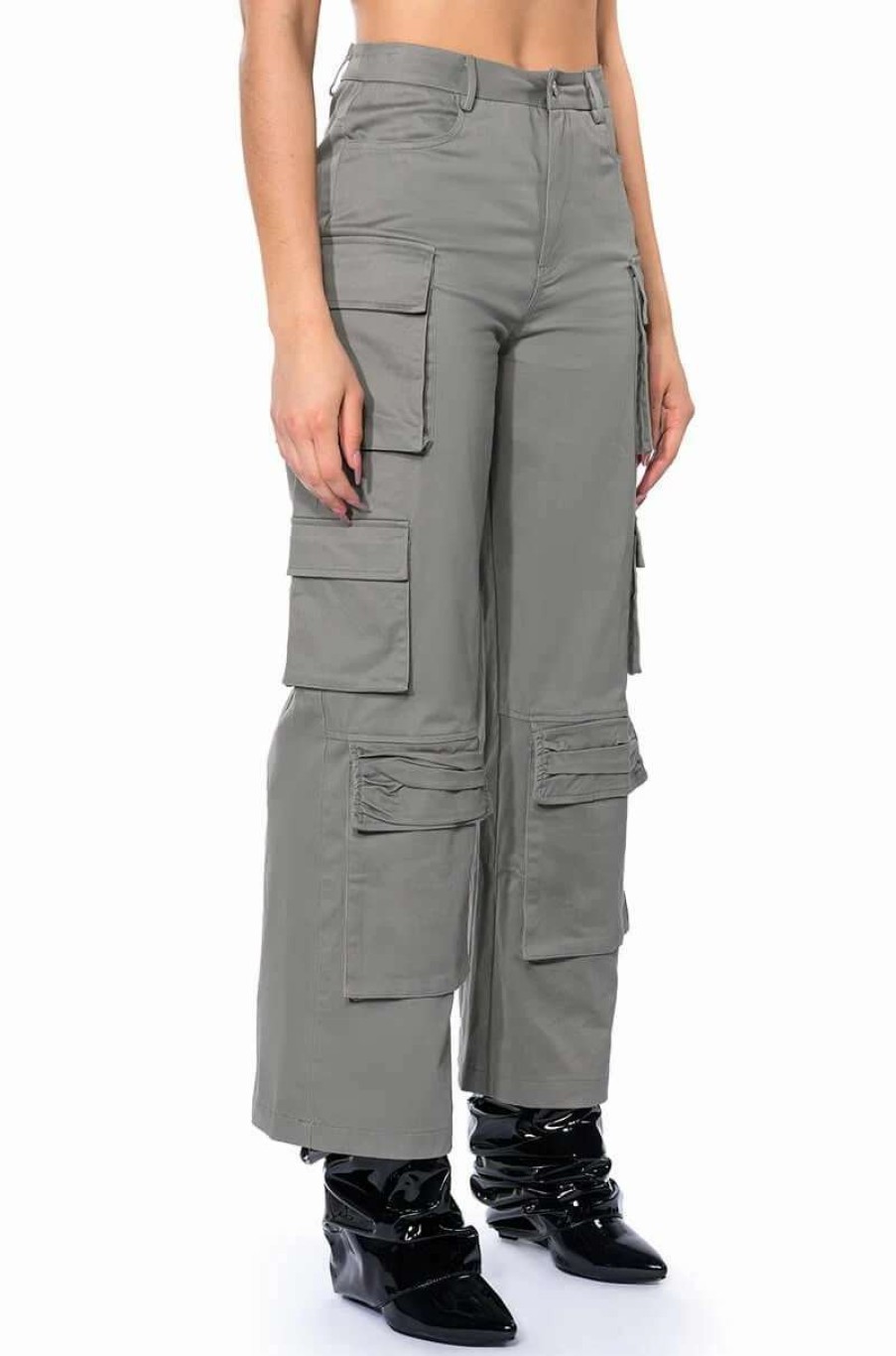 Pants * | Champion Of Everything Cargo Pants Grey