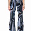 Pants * | It Girl Wide Leg Palazzo Pants Grey Multi