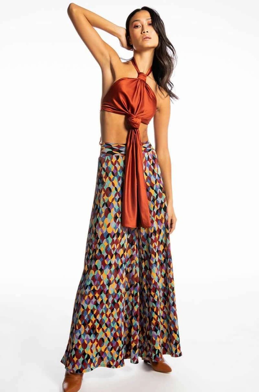 Two Piece Sets * | No Promises Palazzo Pants Multi