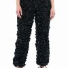 Pants * | Lose Control Textured Pants Black