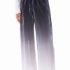 Pants * | Day To Night Pleated Satin Wide Leg Pants In Black White