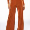 Two Piece Sets * | Hold Up Slinky Palazzo Pant Rust