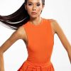 Two Piece Sets * | Josefina Sleeveless Bodysuit Orange