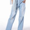 Denim * | Always First Straight Fit Jeans Light Blue Denim