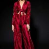 Rompers & Jumpsuits * | Limitless Oversized Satin Jumpsuit Red