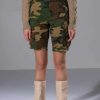 Denim * | Break The Rules Cargo Short Camo