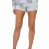 Two Piece Sets * | Patchwork Shades Of Grey Faux Leather Shorts Grey Multi