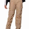 Pants * | Get Down Ruched Parachute Pant Taupe