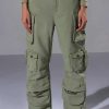 Denim * | You Know It Cargo Pants Olive