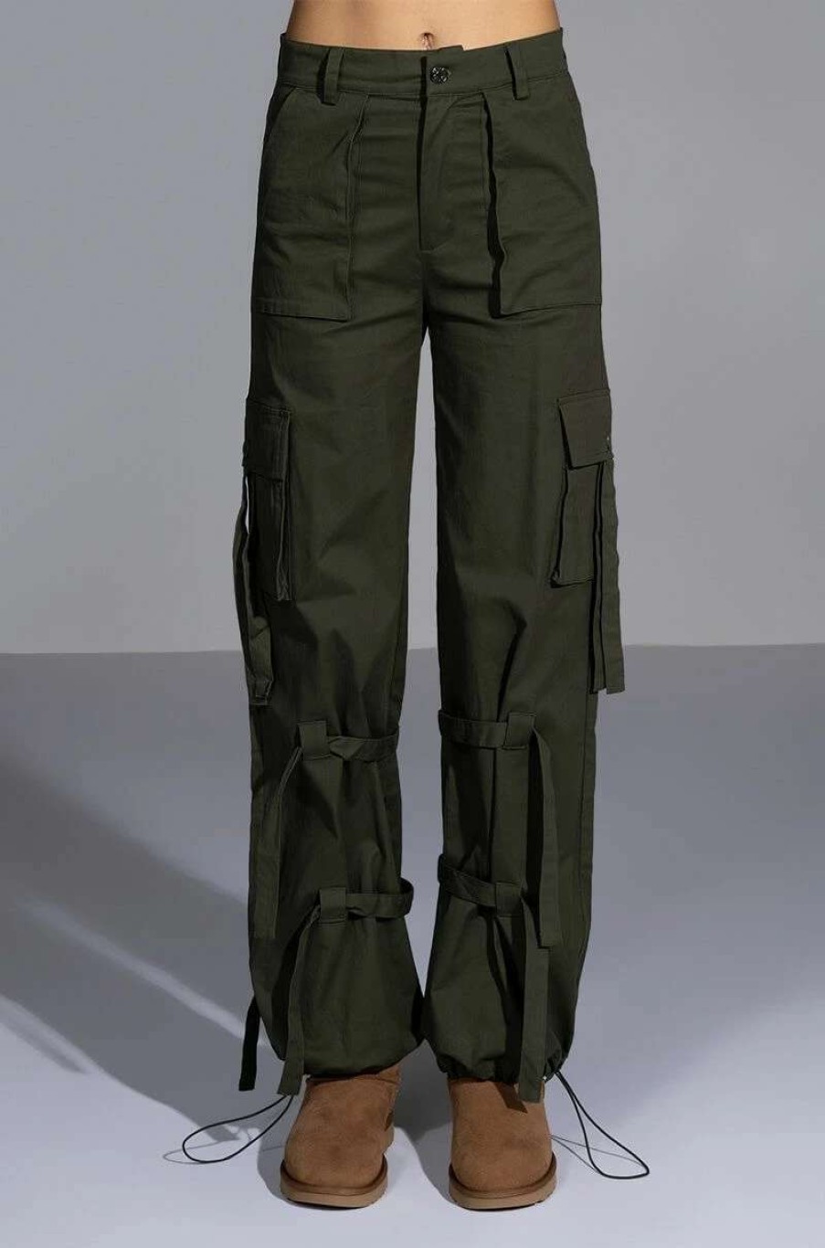 Pants * | It Is Back Cargo Pants Olive