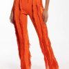 Two Piece Sets * | Josefina Fringe Detail Joggers Orange