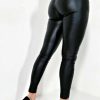 Pants * | Ammo X Akira Big Booty High Waist Pleather Pant With 4 Way Stretch Black