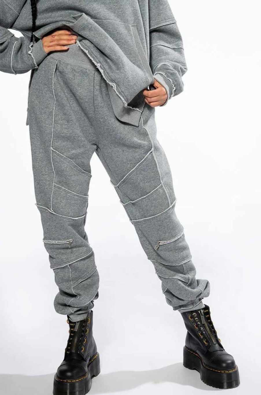 Two Piece Sets * | Effortless Oversized Jogger Grey