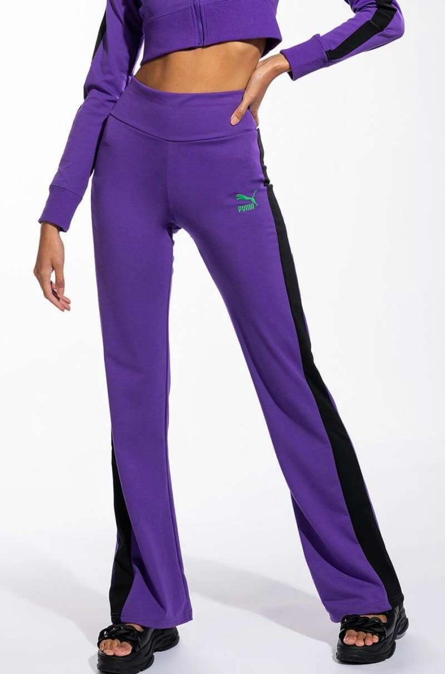 Two Piece Sets * | Puma X Dua Lipa T7 Pants Purple