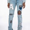 Denim * | Collegiate Out Of Your League High Rise Straight Leg Jean Medium Blue Denim