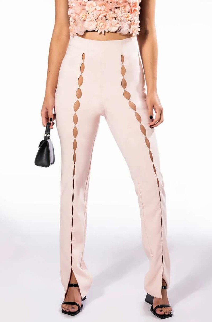 Two Piece Sets * | Tino Small Keyhole Trouser Light Pink