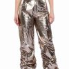 Pants * | Glimpse Of Magic Relaxed Metallic Pant Gold