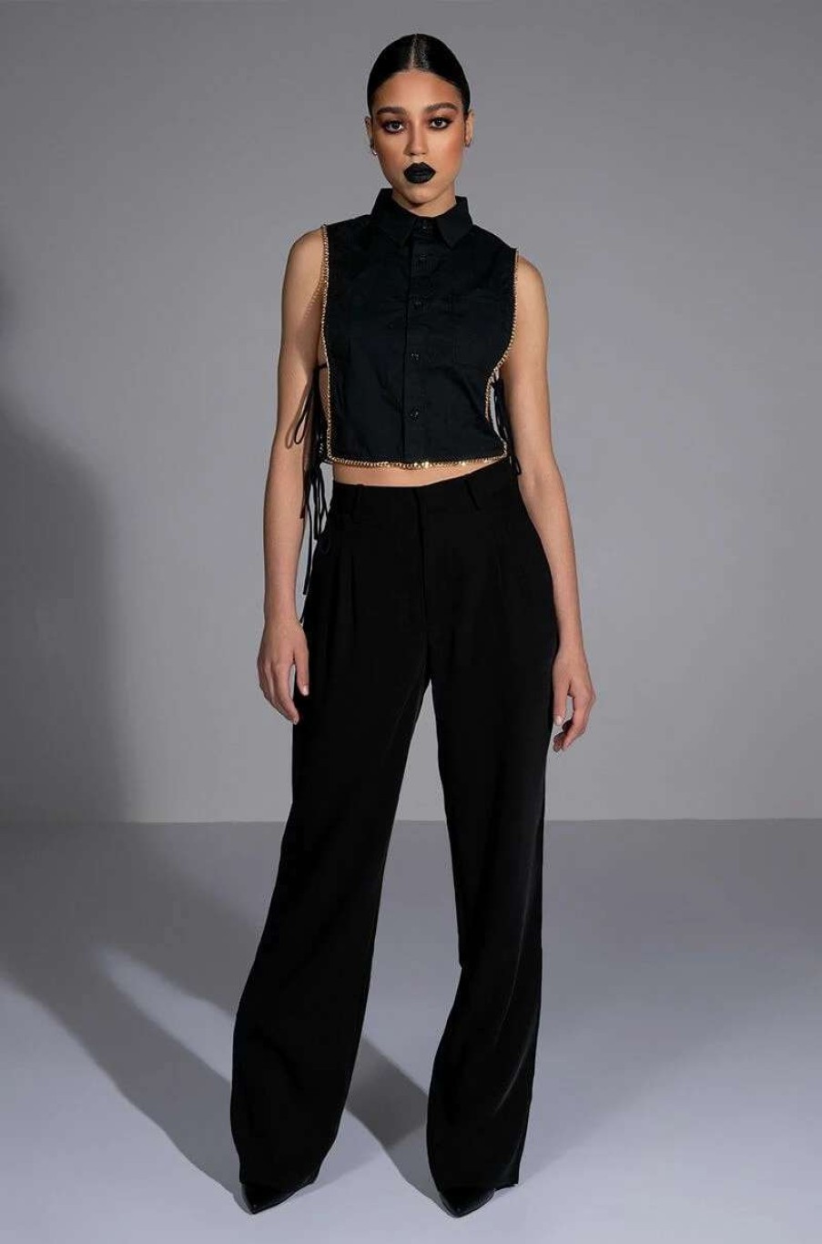 Pants * | Logan Wide Leg Trouser In