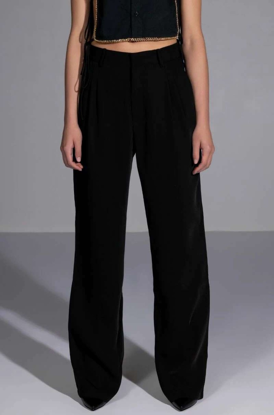 Pants * | Logan Wide Leg Trouser In