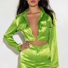 Rompers & Jumpsuits * | Too Fly Cut Out Romper Green