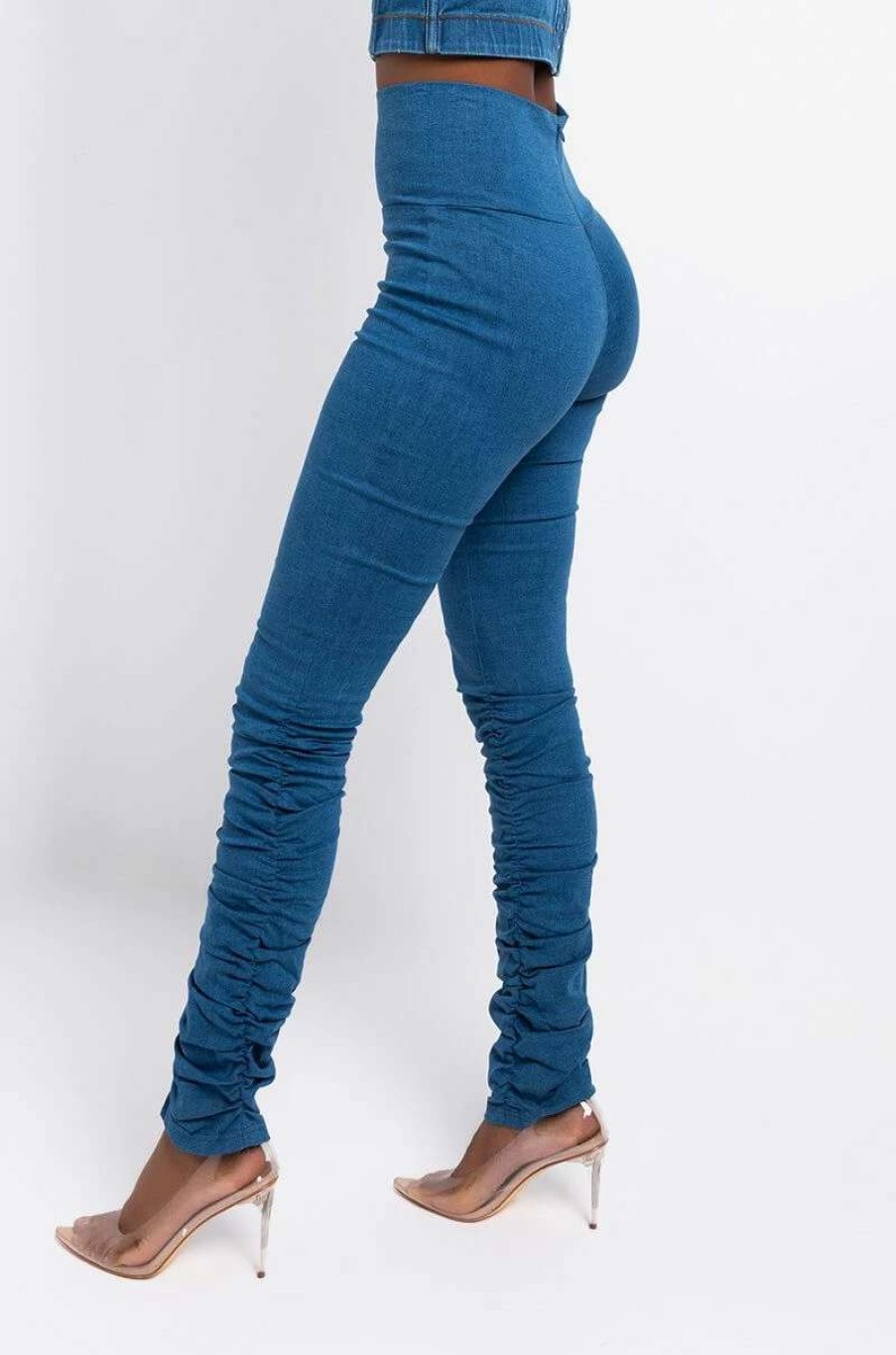 Denim * | X.O High Rise Stacked Denim