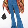 Denim * | Lena Super High Rise Flare Denim Pants