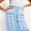 Two Piece Sets * | High Maintenance Houndstooth Mini Skirt