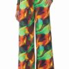 Pants * | All Natural Wide Leg Pant Green Multi