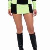 Two Piece Sets * | Shego Soft Stretch Mini Skirt Green Multi